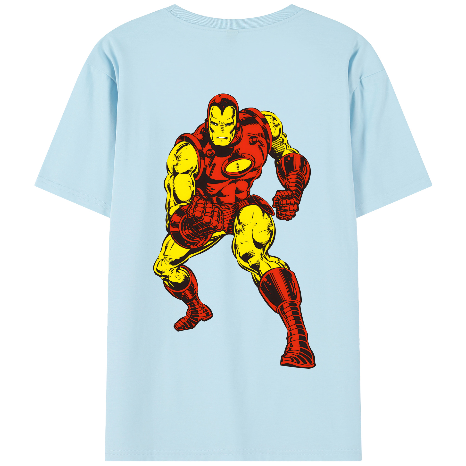 （画像用） アベンジャーズ The Avengers 綿100％半袖Tシャツ（背面プリント）